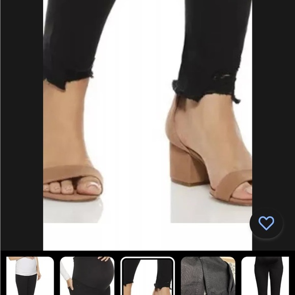 Sofia Jeans by Sofia Vergara Women's Maternity Curvy Jeans with Full Belly Sz 18 - Picture 3 of 12